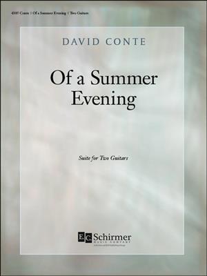 David Conte: Of a Summer Evening: Gitarre Duett