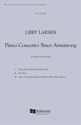 Libby Larsen: Piano Concerto: Since Armstrong: Orchester
