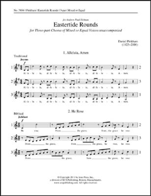 Daniel Pinkham: Eastertide Rounds: Gemischter Chor A cappella