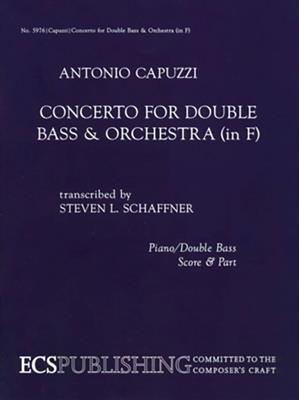 Antonio Capuzzi: Concerto for Double Bass and Orchestra: Kontrabass mit Begleitung