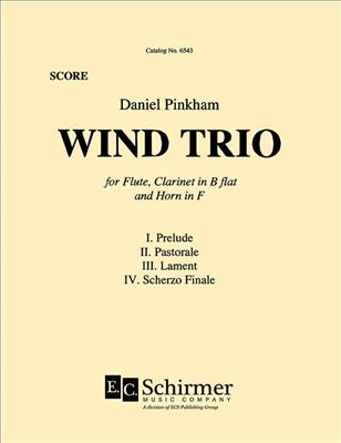 Daniel Pinkham: Wind Trio: Bläserensemble