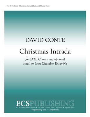 David Conte: Christmas Intrada: Gemischter Chor mit Ensemble