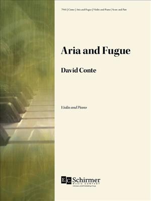 David Conte: Aria and Fugue: Violine mit Begleitung