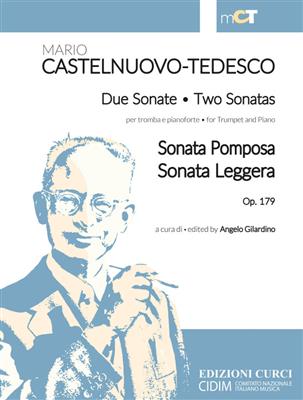 Mario Castelnuovo-Tedesco: 2 Sonate per tromba e pianoforte op. 179: Trompete mit Begleitung