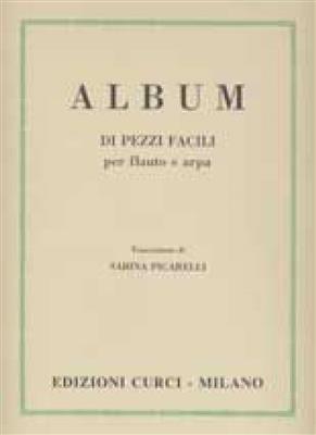 Album Di Pezzi Facili Per Flauto e Arpa: (Arr. Sabina Picarelli): Flöte mit Begleitung