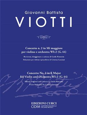 Giovanni Battista Viotti: Concerto n. 2 in Mi maggiore: (Arr. Guido Rimonda): Violine mit Begleitung