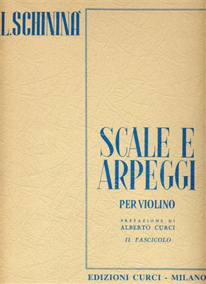 Luigi Schininà: Scale E Arpeggi Vol. 2: Violine Solo