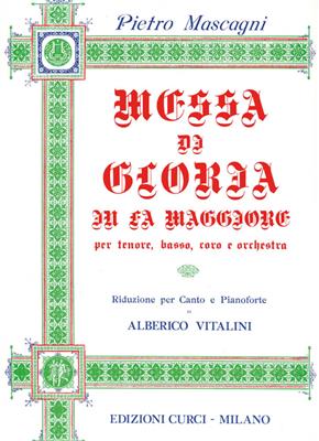 Pietro Mascagni: Messa di Gloria: Gesang Solo