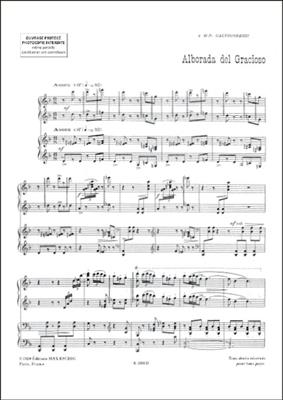 Maurice Ravel: Alborada Del Gracioso 4Ms: Klavier vierhändig