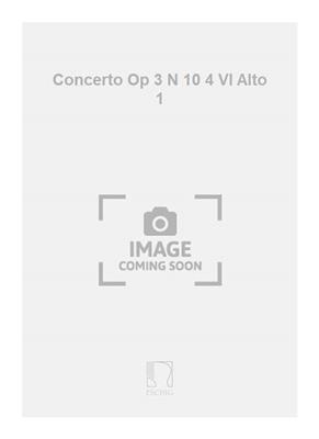Antonio Vivaldi: Concerto Op 3 N 10 4 Vl Alto 1: Streichensemble