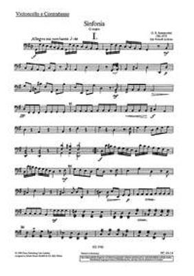 Giovanni Battista Sammartini: Sinfonia G-Dur: Streichorchester