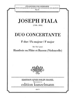 Josef Fiala: Duo Concertante: Gemischtes Holzbläser Duett