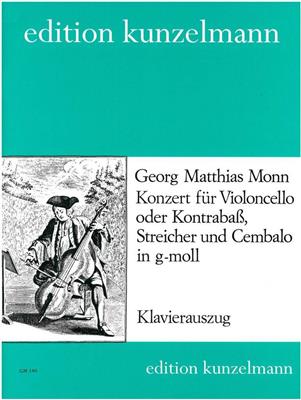 Georg Matthias Monn: Konzert für Violoncello oder Kontrabass: (Arr. Olivér Nagy): Orchester mit Solo