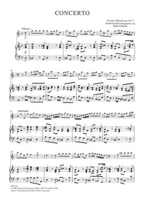 Tomaso Albinoni: Concerto A Cinque Op. 5-7: Violine mit Begleitung