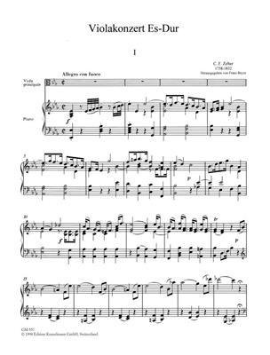 Carl Friedrich Zelter: Konzert Für Viola Es-Dur: Viola mit Begleitung