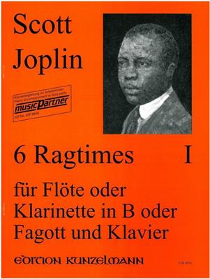 Scott Joplin: Sechs Ragtimes - Heft 1: (Arr. Förster): Flöte mit Begleitung