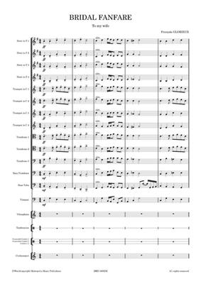 Francois Glorieux: Bridal Fanfare for Brass Ensemble and Percussion: Blechbläser Ensemble