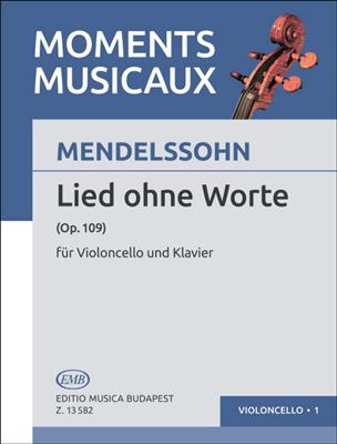 Felix Mendelssohn Bartholdy: Lied ohne Worte op. 109: Cello mit Begleitung