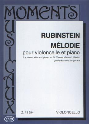 A. Rubinstein: Melodie op. 3, No. 1: Cello mit Begleitung