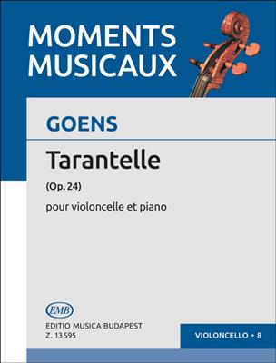 Daniel Van Goens: Tarantelle Op.24: Cello mit Begleitung