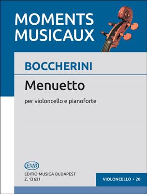 Luigi Boccherini: Menuet: Cello mit Begleitung