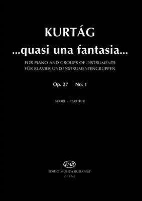 György Kurtág: ...quasi una fantasia... op. 27 für Klavier und I: Kammerorchester