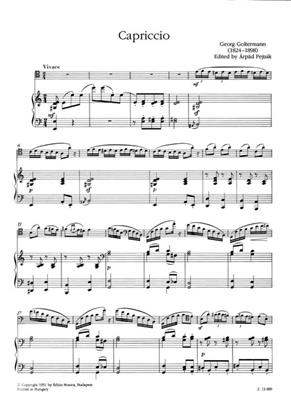 Georg Goltermann: Capriccio: Cello mit Begleitung