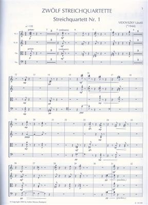László Vidovszky: 12 Streichquartette: Streichquartett