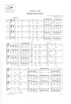 Karácsonyi kírie: Gemischter Chor A cappella