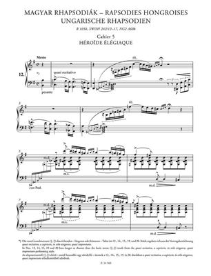 Ferenc Liszt: Rapsodies hongroises: Klavier Solo