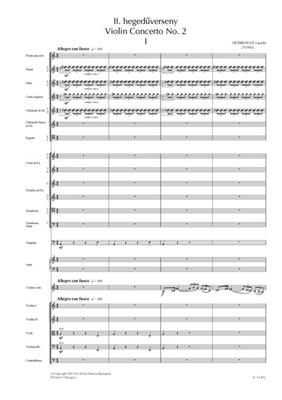 László Dubrovay: Violin Concerto No. 2 (211): Orchester mit Solo