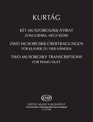 Kurtag Gyorgy: Two Musorgsky Transcriptions: Klavier Duett