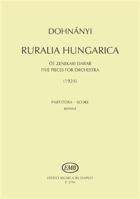 Ernst von Dohnanyi: Ruralia Hungarica: Orchester