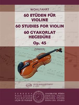 60 Etüden für Violine op. 45