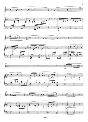 Gabriel Fauré: Sicilienne Opus 78: Flöte mit Begleitung
