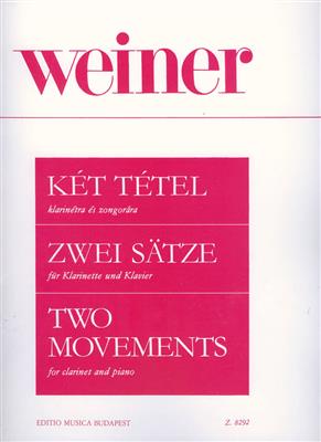 Leó Weiner: Zwei Sätze: Klarinette mit Begleitung