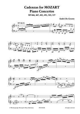 André de Groote: Cadenzas for Mozart Piano Concertos: Klavier Solo