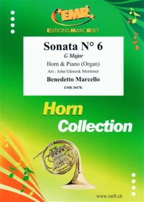 Benedetto Marcello: Sonata N° 6 in G major: (Arr. John Glenesk Mortimer): Horn mit Begleitung