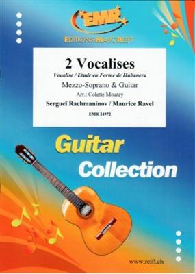 Sergei Rachmaninov: 2 Vocalises: (Arr. Colette Mourey): Gesang mit Gitarre