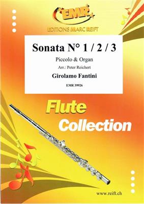 Girolamo Fantini: Sonata No. 1 / 2 / 3: (Arr. Peter Reichert): Piccoloflöte
