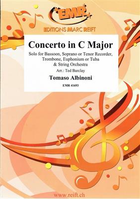 Tomaso Albinoni: Concerto C Major: (Arr. Ted Barclay): Streichorchester mit Solo