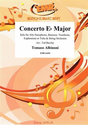 Tomaso Albinoni: Concerto Eb Major: (Arr. Ted Barclay): Streichorchester mit Solo