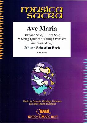 Johann Sebastian Bach: Ave Maria: (Arr. Colette Mourey): Streichorchester mit Solo