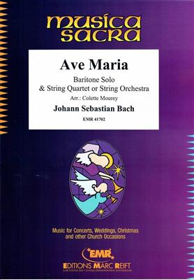 Johann Sebastian Bach: Ave Maria: (Arr. Colette Mourey): Streichorchester mit Solo