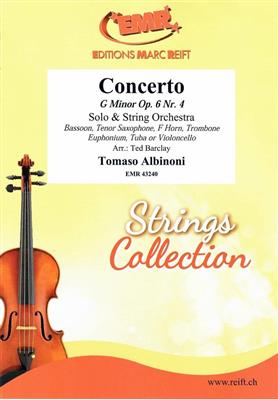 Tomaso Albinoni: Concerto: (Arr. Ted Barclay): Streichorchester mit Solo
