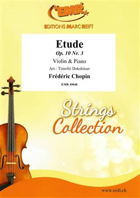 Frédéric Chopin: Etude: Violine mit Begleitung