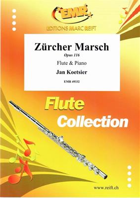 Jan Koetsier: Zürcher Marsch: Flöte mit Begleitung