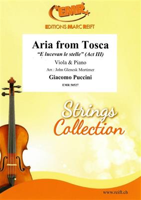 Giacomo Puccini: Aria from Tosca: (Arr. John Glenesk Mortimer): Viola mit Begleitung