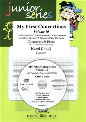 Karel Chudy: My First Concertinos Volume 10: Kontrabass mit Begleitung