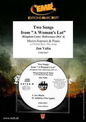 Jan Valta: Two Songs from "A Woman's Lot": Gesang mit Klavier